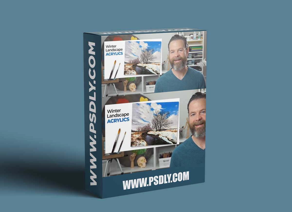 The Virtual Instructor - Winter Landscape with Acrylics