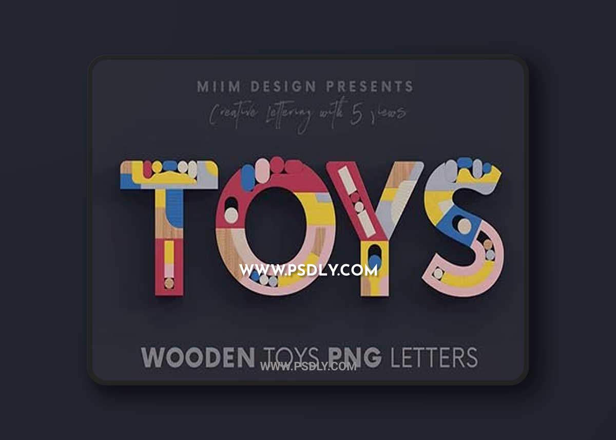 Wooden Toys - 3D Lettering