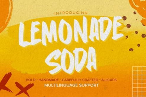 Lemonade Soda Font