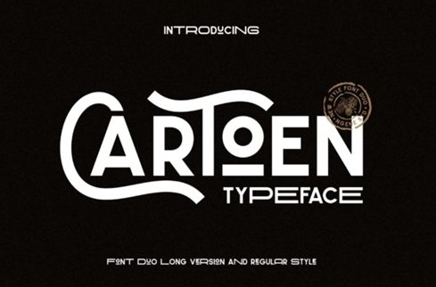 Cartoen Font Duo Font