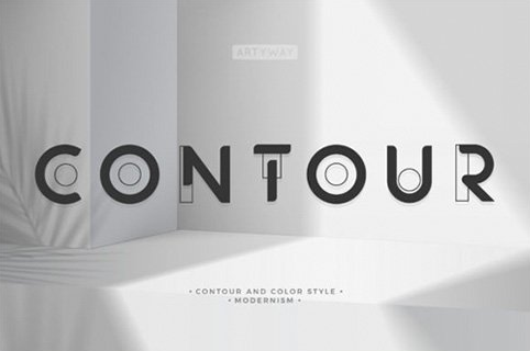 Contour Font