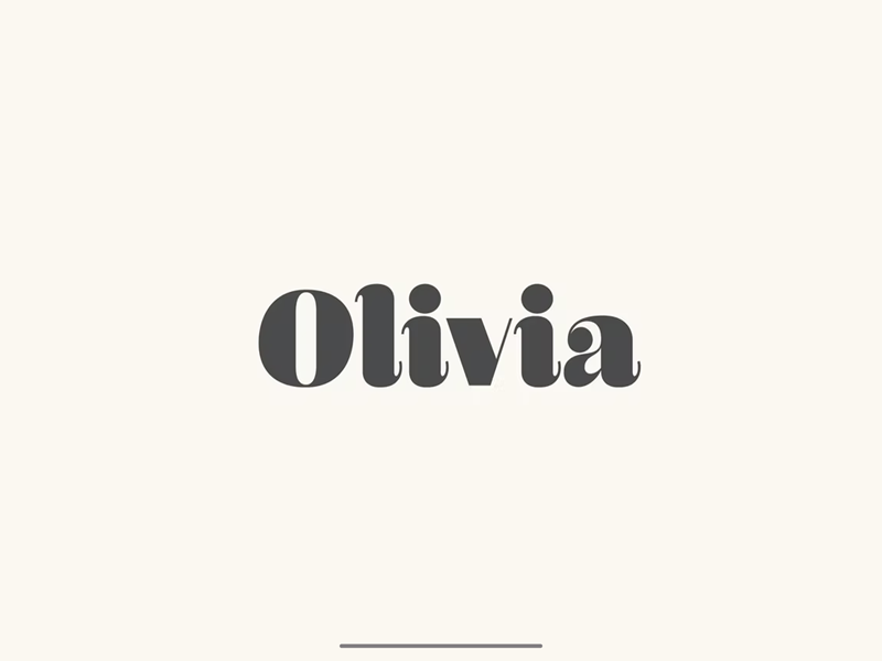 Olivia - A Curvy Typeface