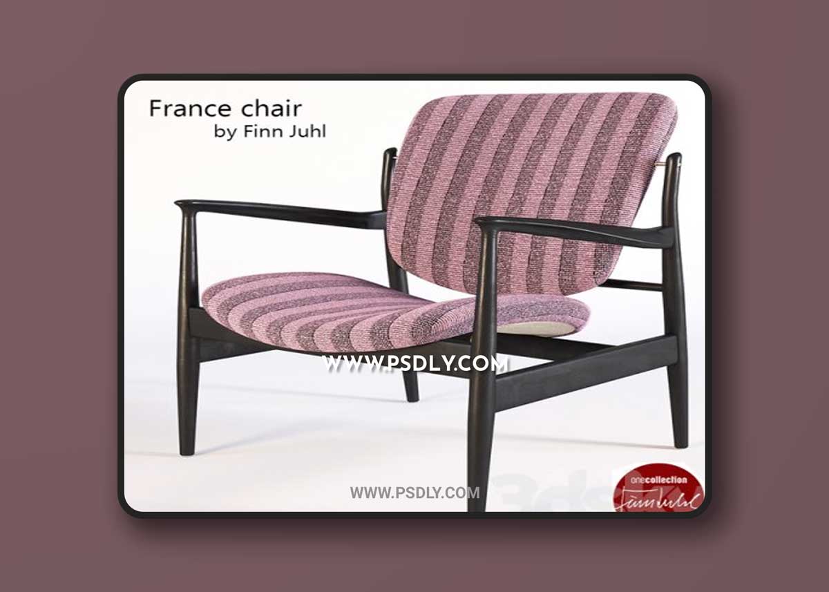 onecollection France Chair by Finn Juhl 3D Models
