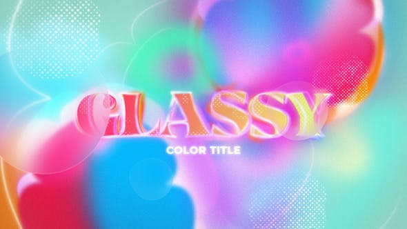 Videohive Glassy Title & Logo 34793149