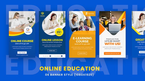 Videohive Online Education Instagram Story 35334024