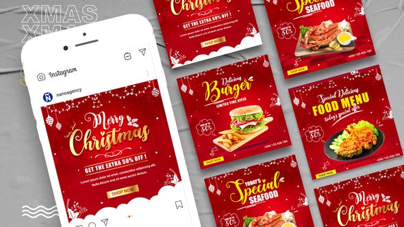 Videohive Merry Christmas Sale Banner Template 34950555