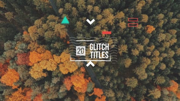 Videohive Glitch Titles Pack 2 14250998