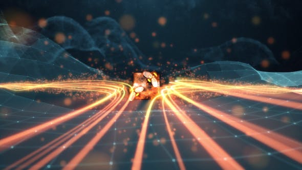 Videohive Digital Landscape Logo Reveal 17346000