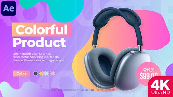 Videohive Colorful Product Promo || Product Sale Promo 35688136