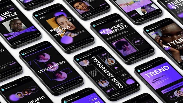 Videohive Typography Stories Pack 35863384