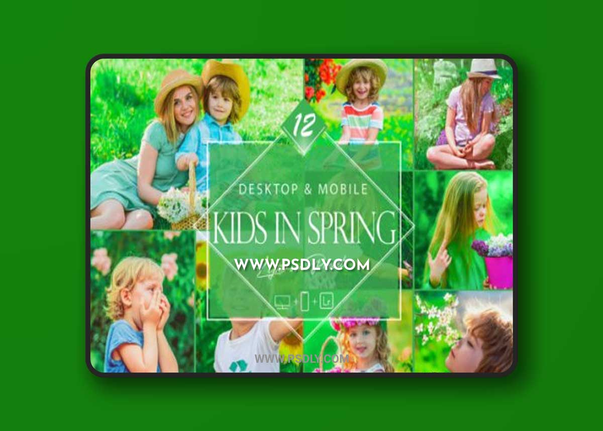 12 Kids in Spring Lightroom Presets