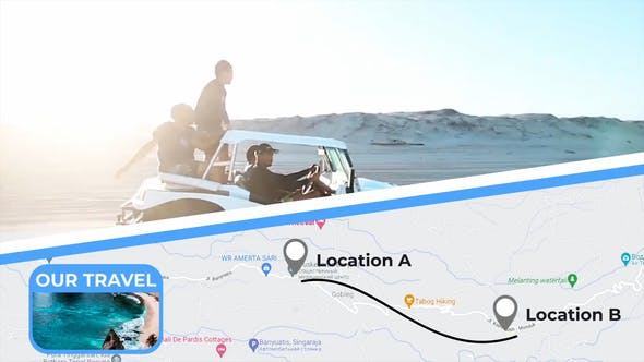 Videohive Travel Map Sidebars 35877270