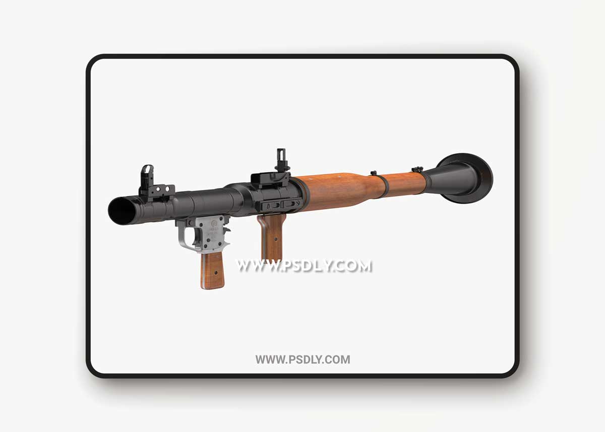 3D Models RPG-7 grenade launcher