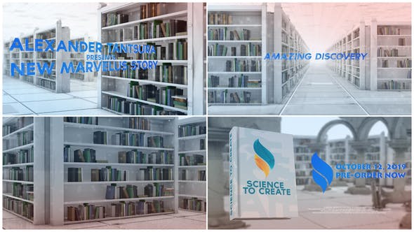 Videohive Book In The Library | Science 22543718