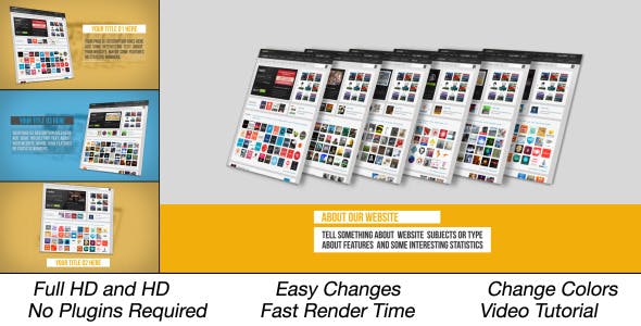 Videohive Website Promotion 7739923