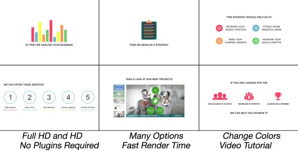 Videohive Simple Flat Promo 8970209