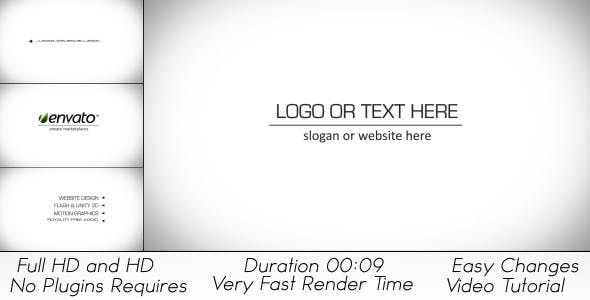 Videohive Simple Logo Reveal 2 4458323
