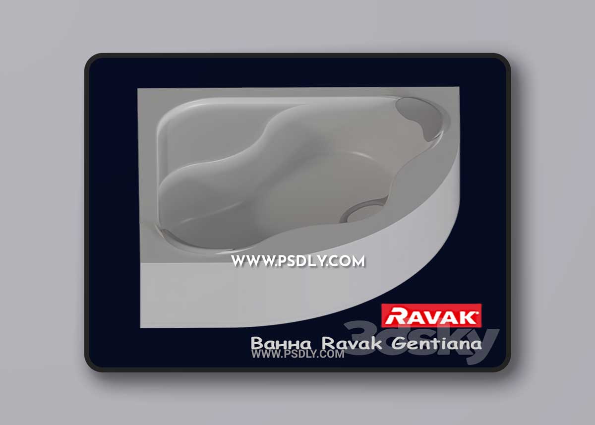 Bath Ravak Gentiana 3D Model