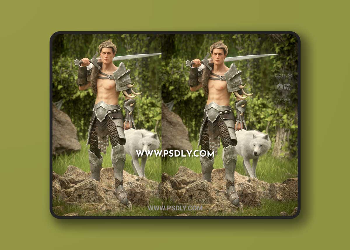 Beast Master Outfit for Genesis 8 Male