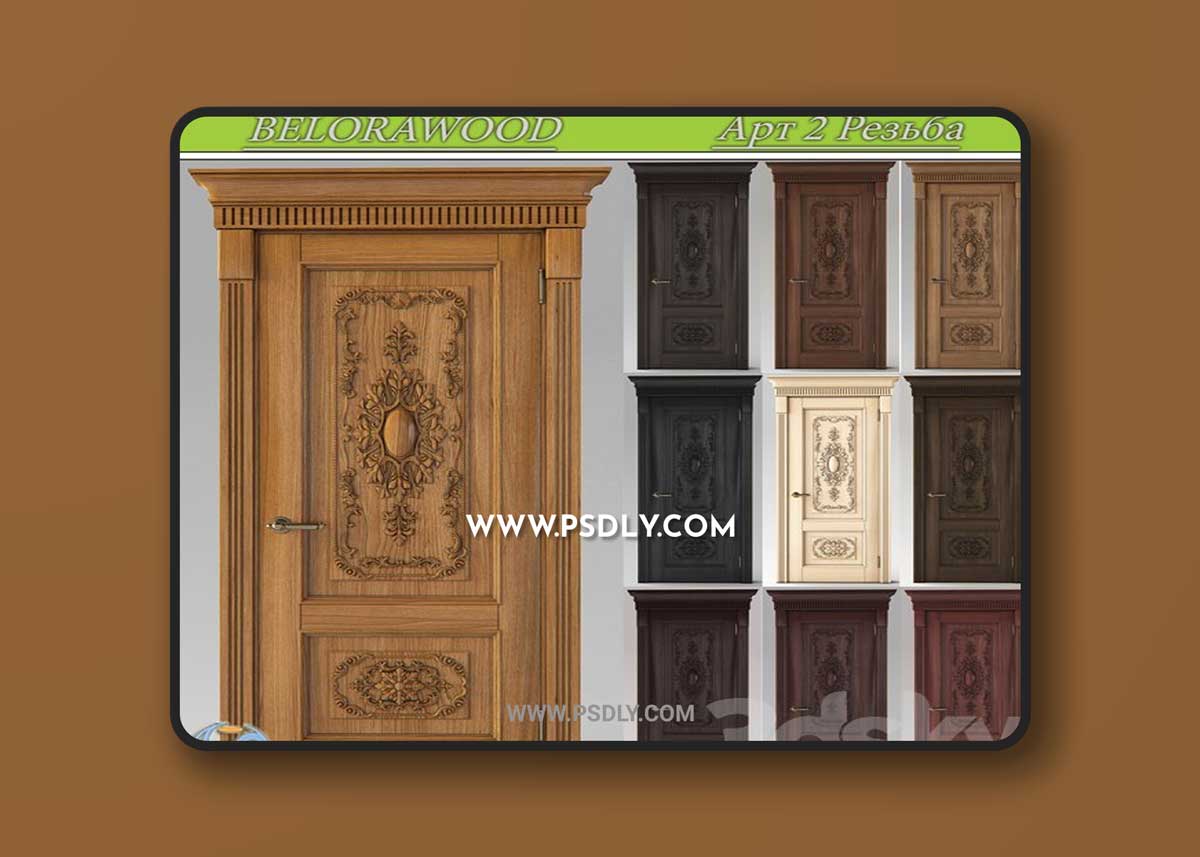 Belorawood Doors 3D Model