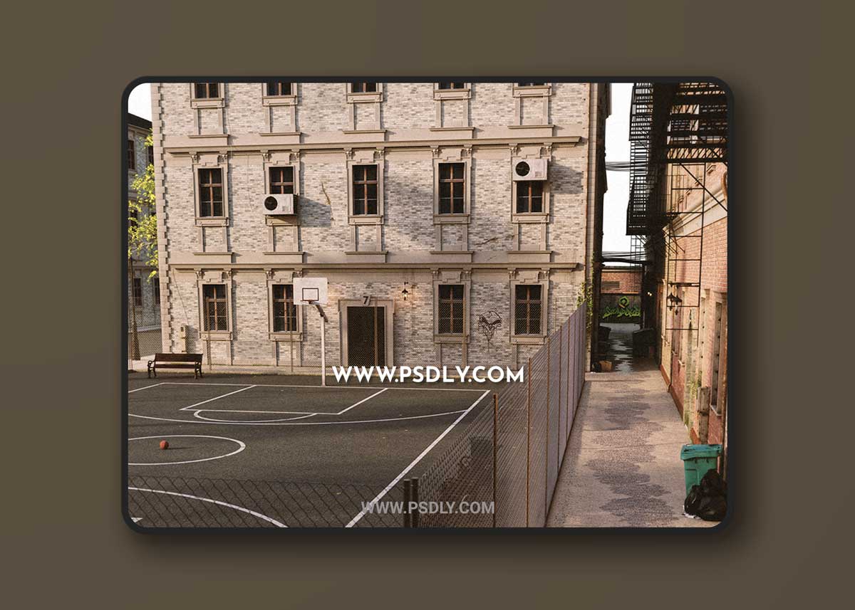 Brooklyn Basketball Court 3D Models
