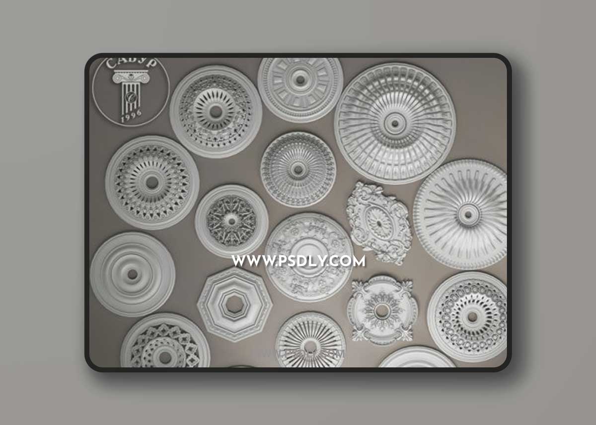 Ceiling outlet 1 3D Models