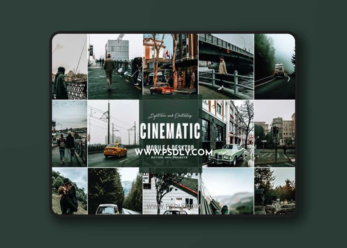 Cinematic - Photoshop Actions & Lightroom Presets