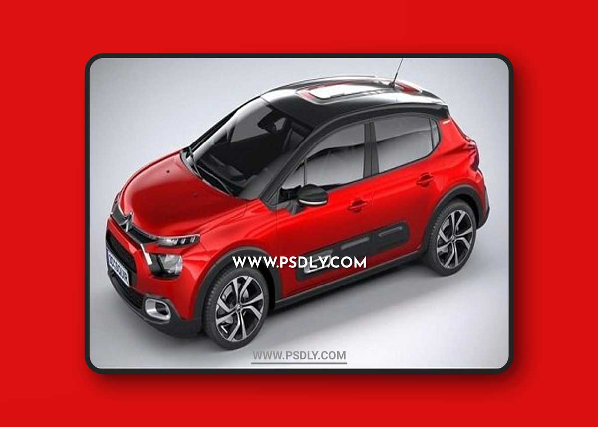 Citroen C3 2020 3D Model