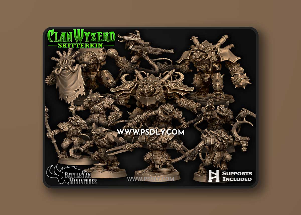 Clan Wyzerd Skitterkin – Battle Yak Miniatures