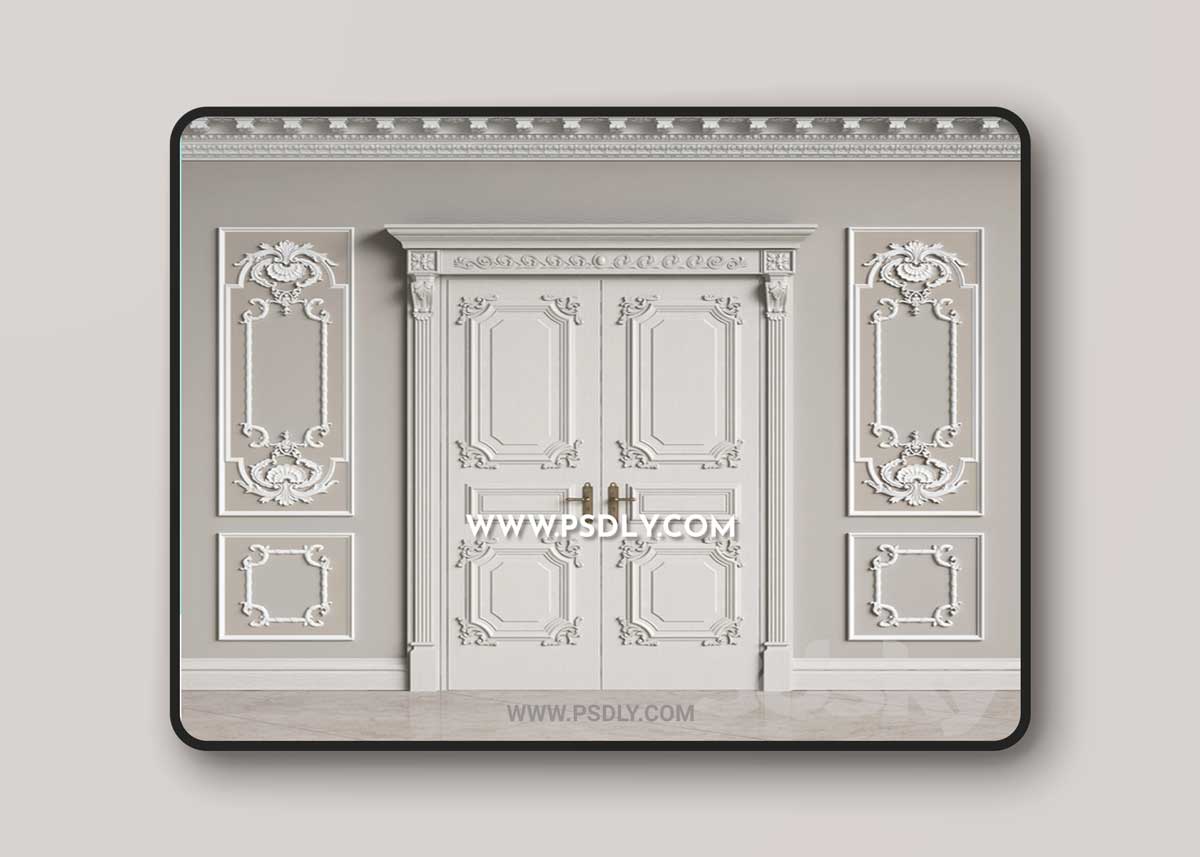 Classic Interior Decor 2 3D Model