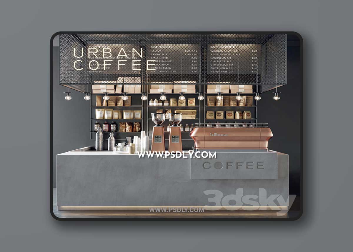 Coffeeshop 3D Model