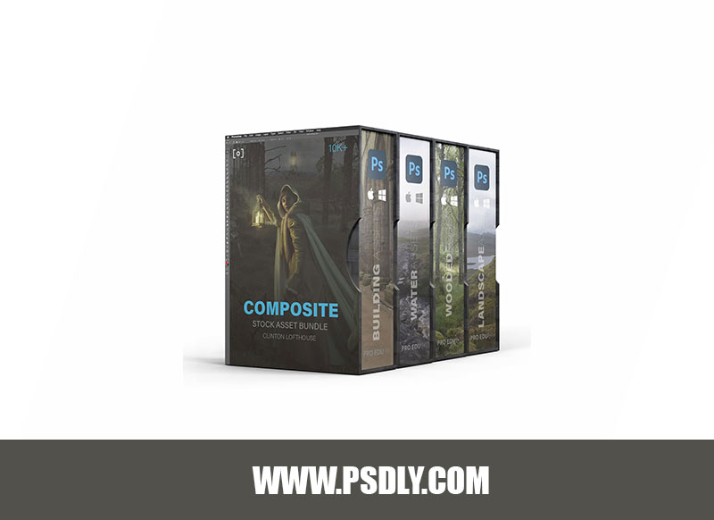 Composite Stock Assets & Backgrounds By Clinton Lofthouse Entire Bundle
