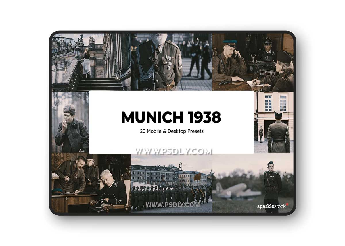 CreativeMarket - 20 Munich 1938 Lightroom Presets 6889933