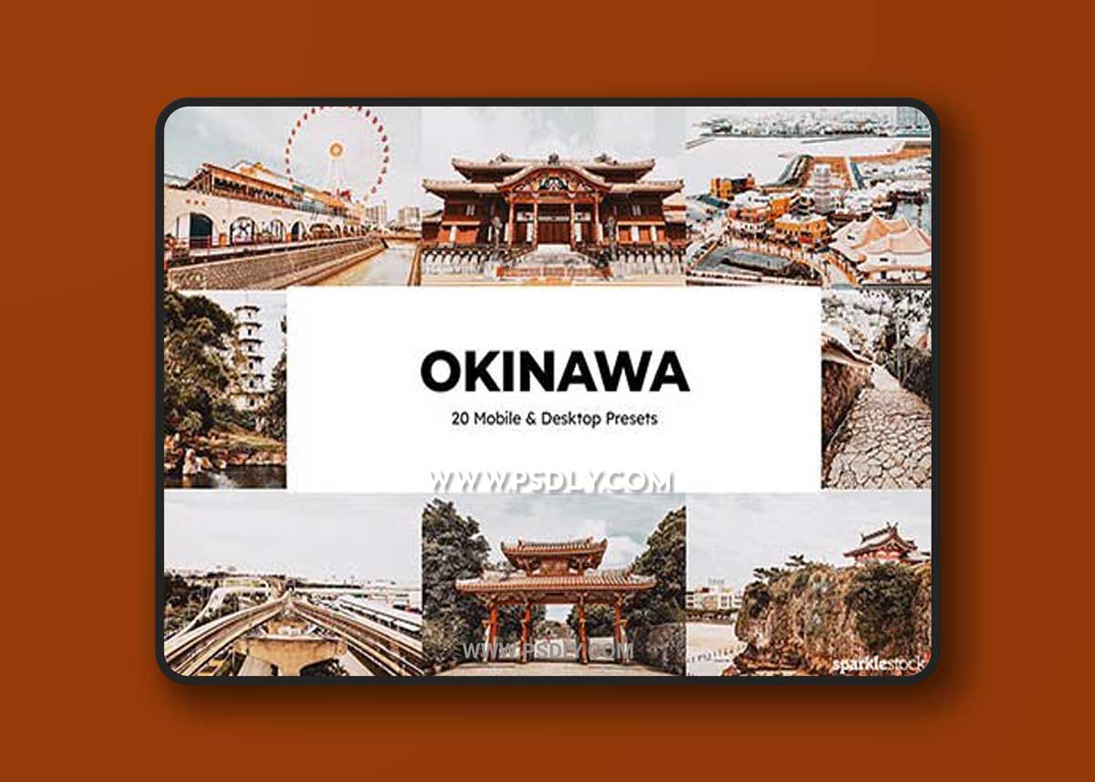 CreativeMarket - 20 Okinawa Lightroom Presets LUTs 6783118