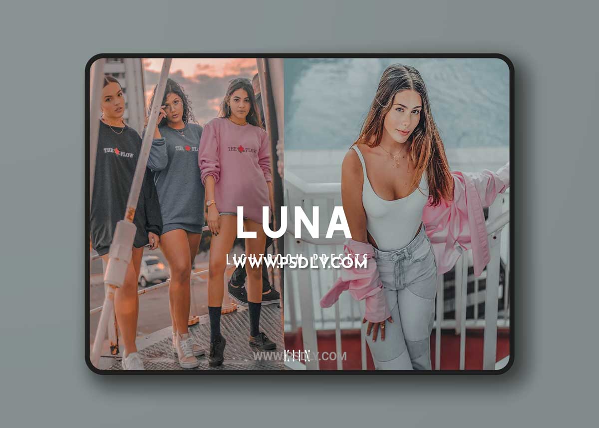 CreativeMarket - 5 LUNA LIGHTROOM PRESET 6450004