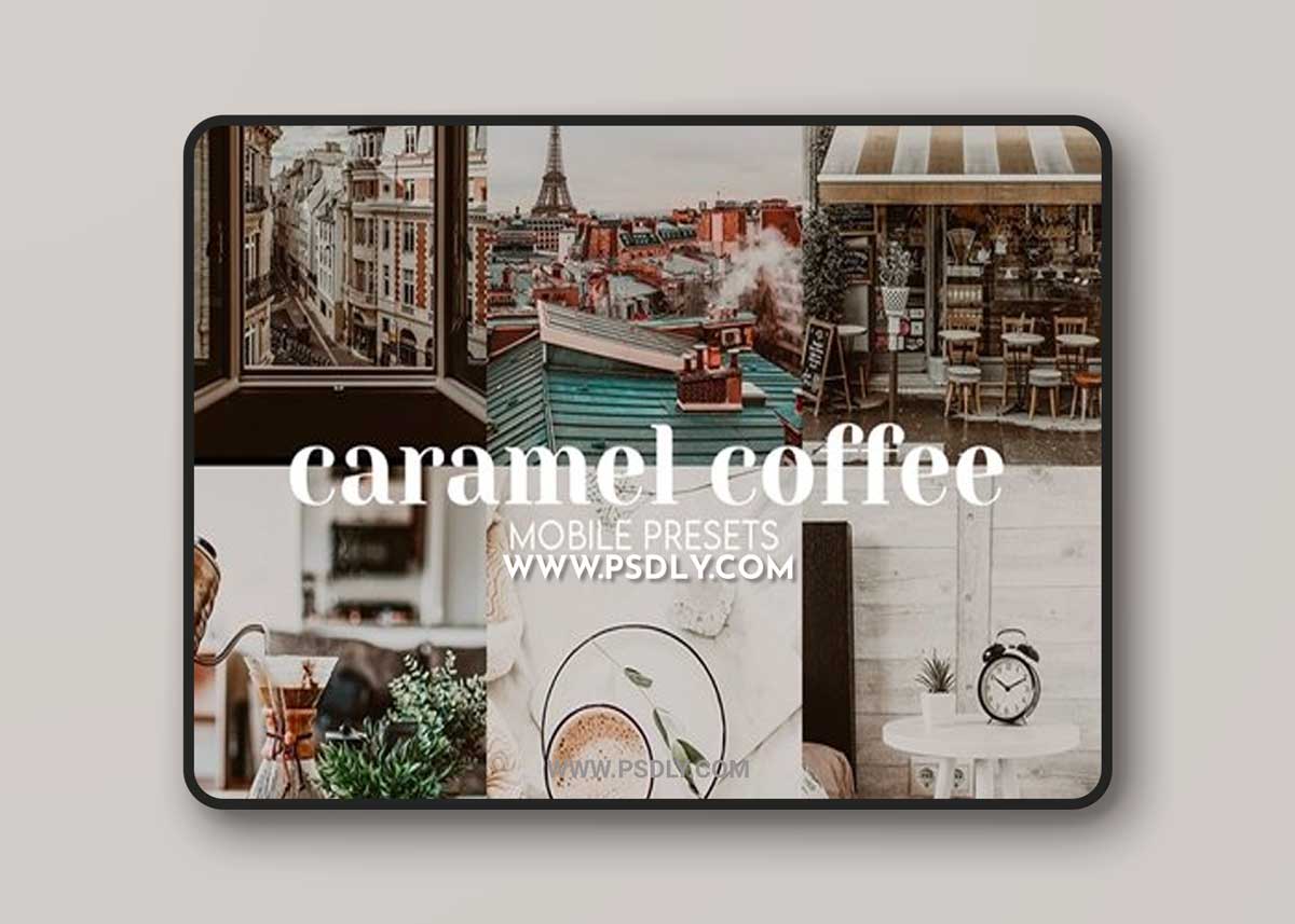 CreativeMarket - Caramel Coffee Lightroom Preset 6882542