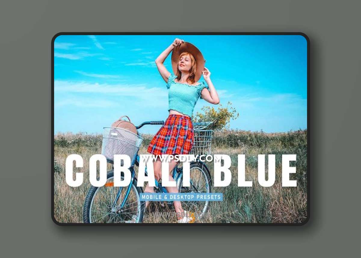 CreativeMarket - Cobalt Blue Pro Lightroom Presets 6897989