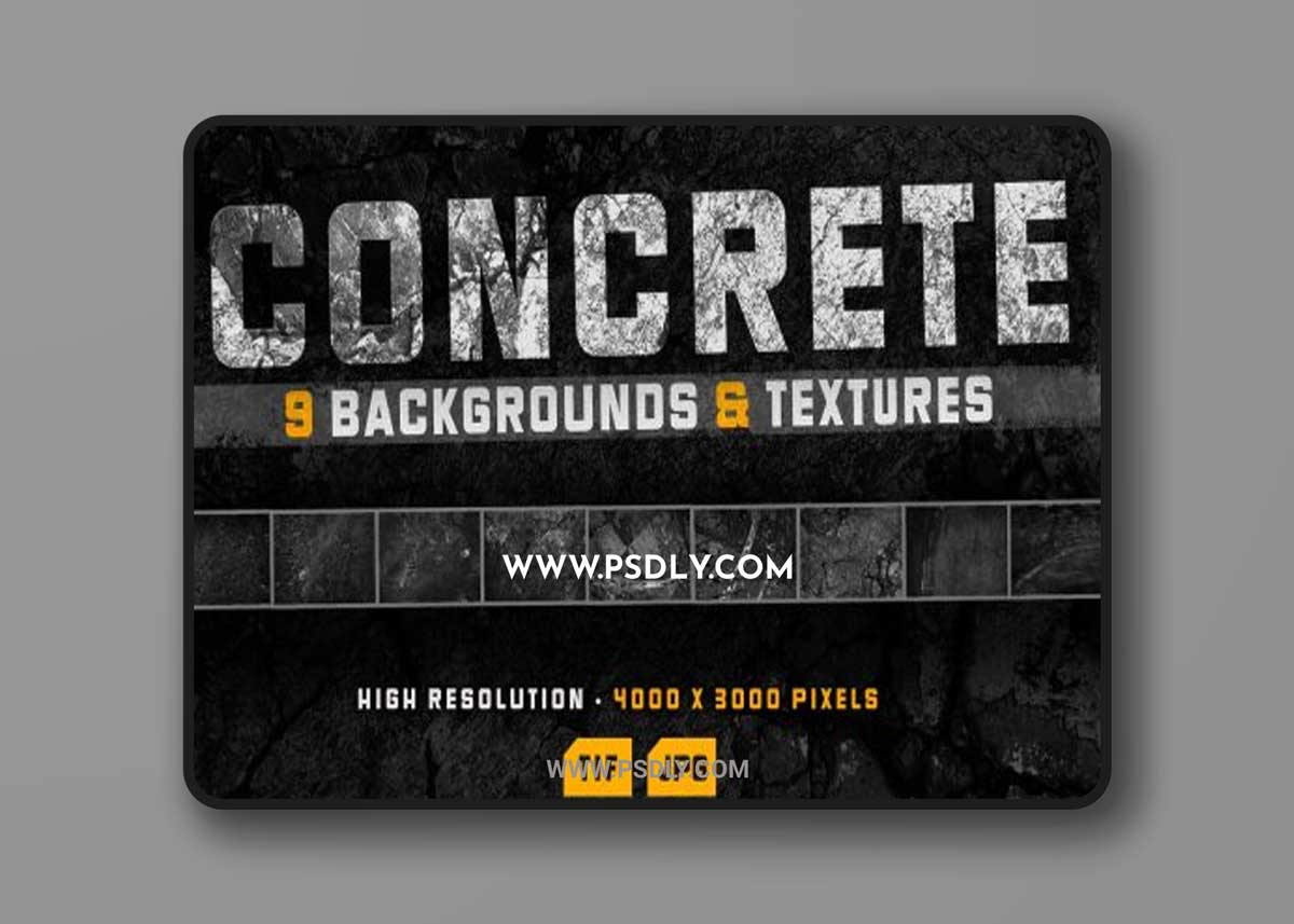 CreativeMarket - Concrete Wall Textures Background 6845355