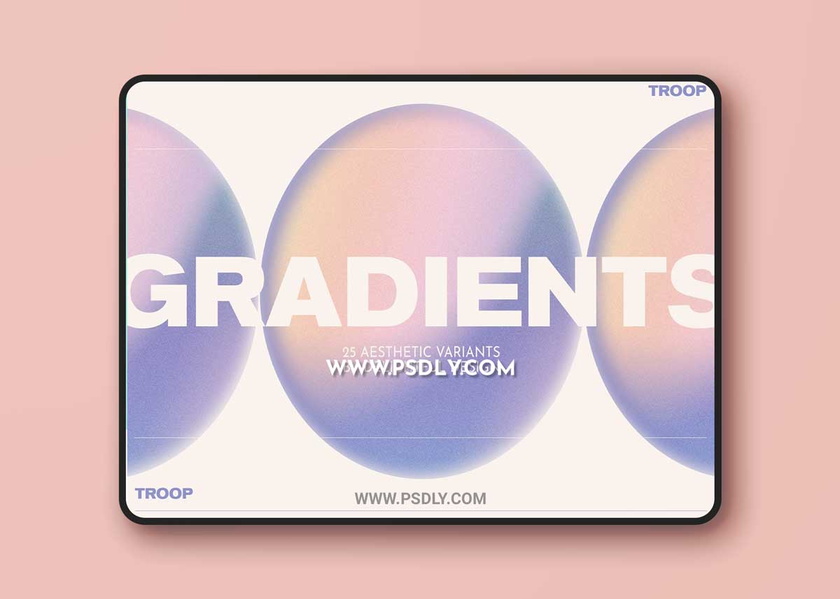 CreativeMarket - Troop - Textured Grain Gradients 5544462
