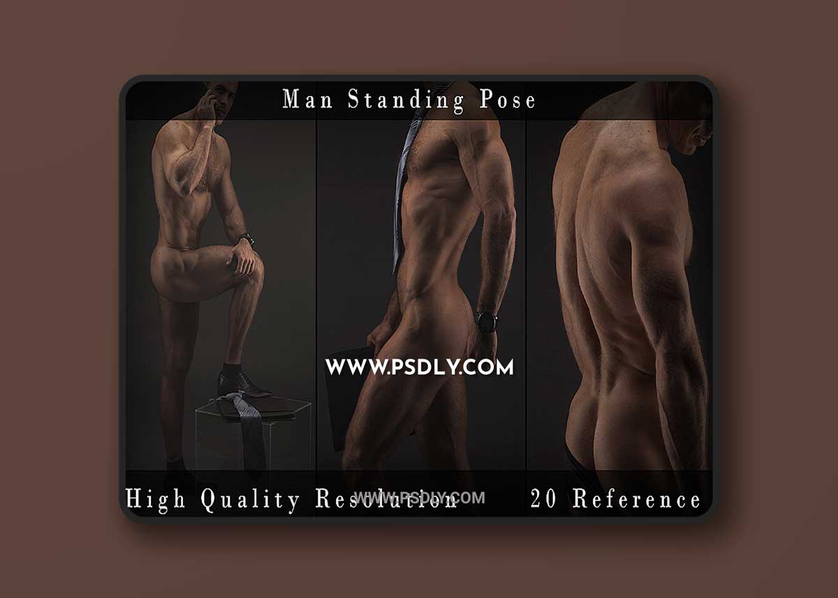 Cubebrush - Hector - Man Standing Pose