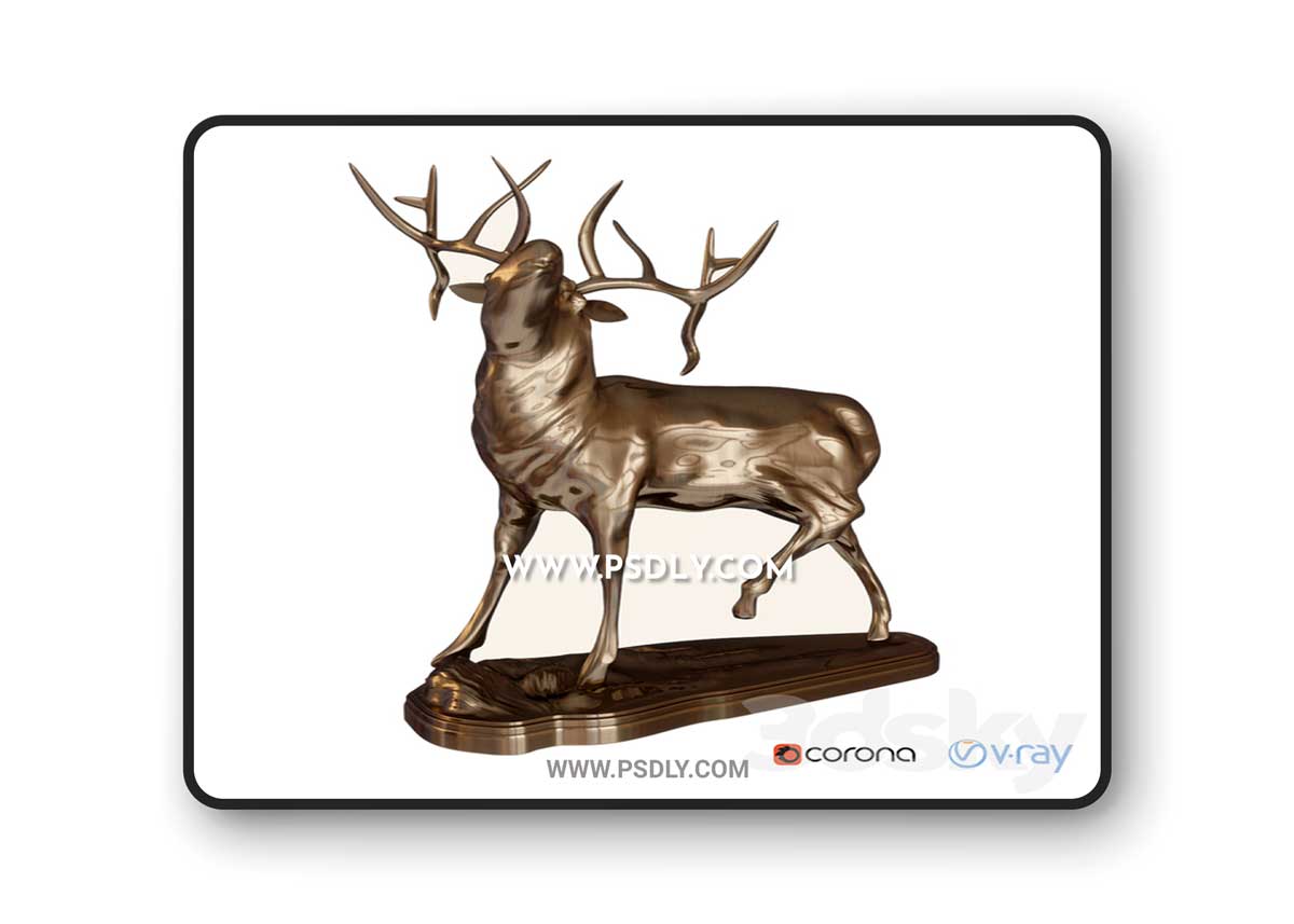 Dear sculpture 3D Model