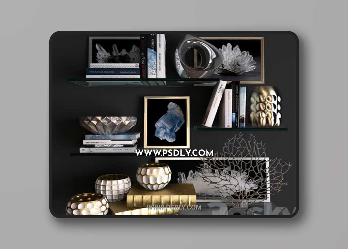 Decorative set 24 3D Models