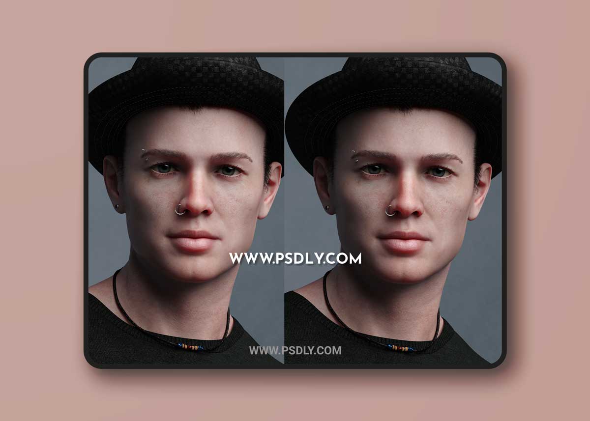 Description Luke HD for Genesis 8 Male