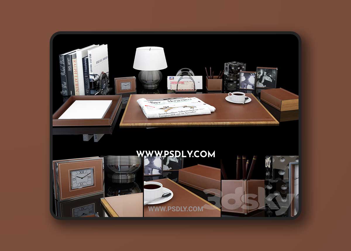Desktop Accessories Ralph Lauren 3D Model