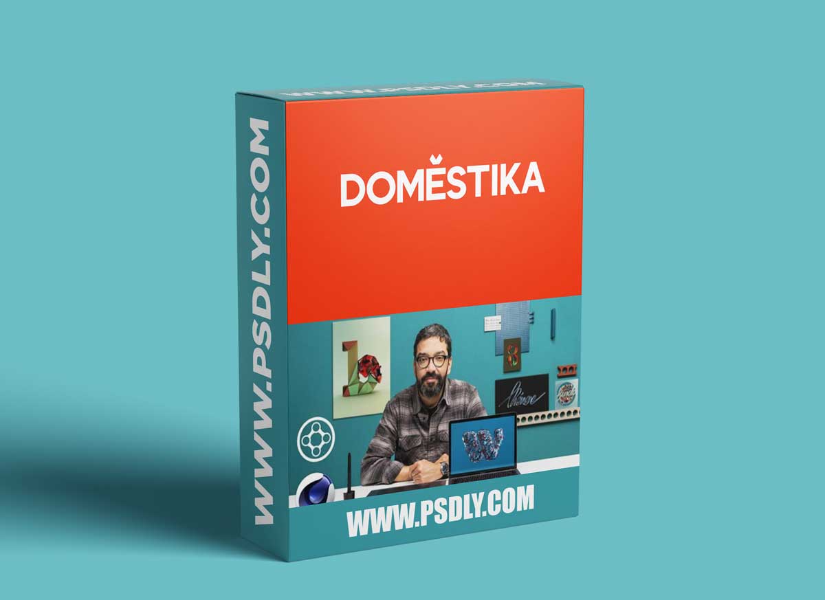 Domestika - Animated 3D Lettering with X-Particles