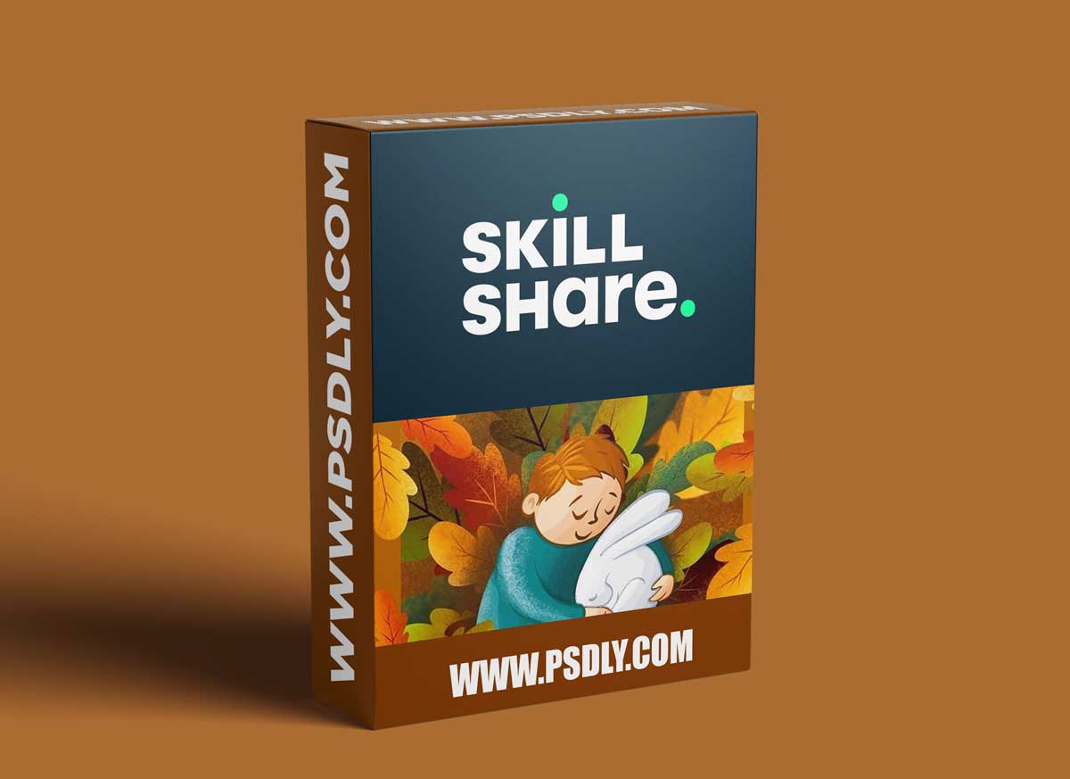 Easy Procreate Children Illustration - Baby Boy and Bunny Dreaming TWO FREE BRUSHES