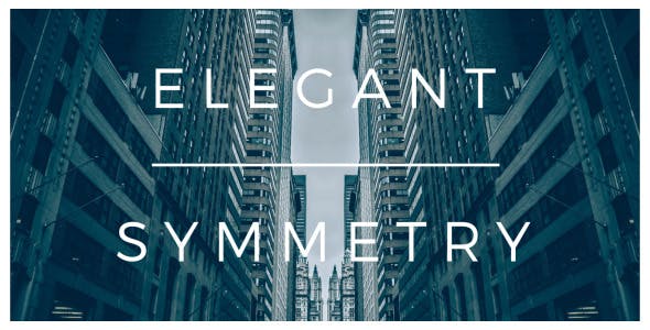 Videohive Elegant Symmetry 12437890