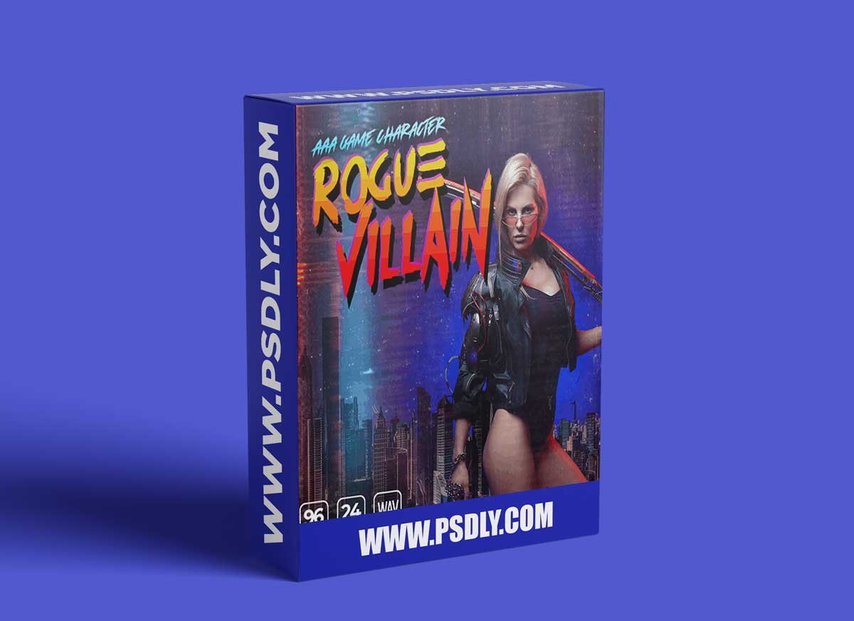 Epic Stock Media AAA Game Character Female Rogue Villain WAV