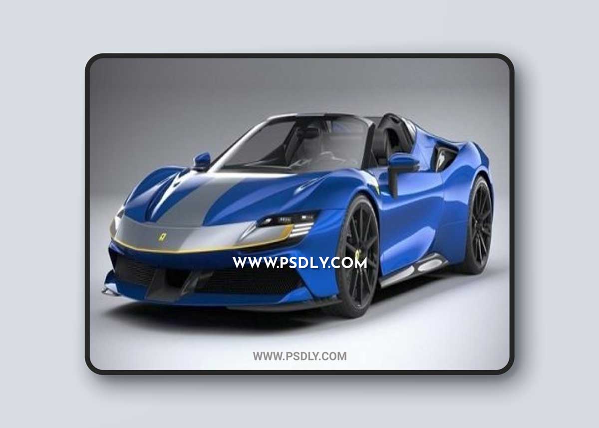 Ferrari SF90 Spider 2021 3D Model