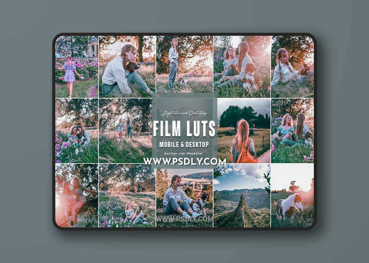 Film Luts - Photoshop Actions & Lightroom Presets